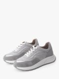 Moda in Pelle Shoon Adaggio Leather Trainers, Grey