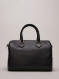 Phase Eight Leather Bowling Bag, Black