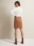 Phase Eight Darya Faux Suede Mini Skirt, Camel, Camel