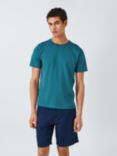 John Lewis Supima Cotton Jersey Crew Neck T-Shirt, Mallard Blue