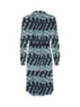 Saint Tropez Palavi Knee Length Shirt Dress, Dark Forest Art
