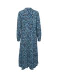 Saint Tropez  Eda Loose Fit Long Sleeve Midi Dress, Blue/Multi