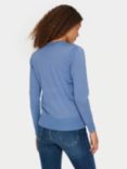Saint Tropez Mila Long Sleeve Pullover Jumper, Colony Blue