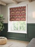 Morris & Co. Strawberry Thief Daylight Roman Blind, Red