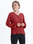 KAFFE Amber Blouse, Sun Dried Tomato