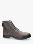 Silver Street London Blake Leather Lace Up Ankle Boots, Brown