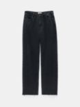 HUSH Remy Slouchy Straight Jeans, Washed Black