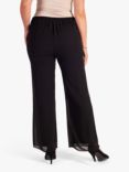 chesca Jersey Lined Chiffon Trousers