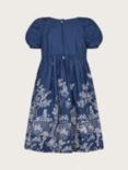 Monsoon Kids' WWF Woodland Dress, Navy/Multi