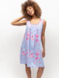 Cyberjammies Zoey Flamingo Nightdress, Blue