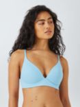 John Lewis ANYDAY Non-Wired T-Shirt Bra, Light Blue