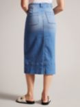 Ted Baker Jomana Denim Pencil Skirt, Blue Mid