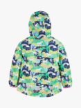 Frugi Kids' Rain or Shine Hedgerow Waterproof Jacket, Indigo/Multi