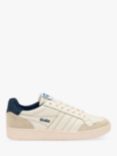 Gola Eagle Leather Lace Up Trainers, Off White/Navy