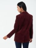 Crew Clothing Corduroy Blazer, Berry Red, Berry Red