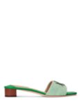 Lauren Ralph Lauren Fay Canvas & Leather Sandals