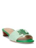 Lauren Ralph Lauren Fay Canvas & Leather Sandals