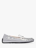 Coach Ronnie Leather Loafers, Silver