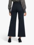 NYDJ Teresa Wide Leg Ankle Frayed Hem Jeans