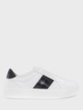 Hobbs Victoria Low Top Leather Trainers, White/Black
