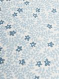 John Lewis ANYDAY Mila Floral Print Rectangular Cotton Tablecloth, Blue