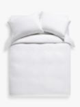 John Lewis Comfy & Relaxed Washed Cotton Bedding, White