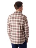 Rohan Dover Long Sleeve Check Shirt, Ecru/Red