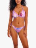 Freya Miami Sunset Underwired Halter Bikini Top, Cassis