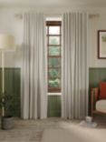 John Lewis Conwy Stripe Weave Pair Lined Hidden Tab Top Curtains