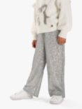 Angel & Rocket Kids' Sadie Sequin Trousers, Silver