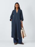 John Lewis Linen Blend V-Neck Dress