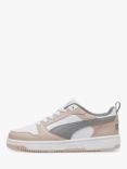 PUMA Rebound V6 Trainers, Pink/White/Grey