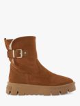 Dune Pheebs Suede Ankle Boots, Chestnut