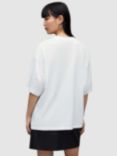 AllSaints Helis Carlie Organic Cotto T-Shirt, White