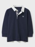 Crew Clothing Heritage Rugby Shirt, Navy