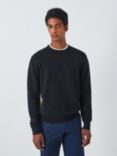 Kin Side Stripe Milano Jumper, Navy