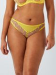 AND/OR Luna Lemon Detail Briefs, Yellow