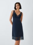 John Lewis Willow Lace Chemise, Navy