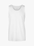 Panos Emporio EcoBase Bamboo Organic Cotton Vest, White