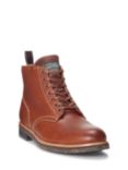 Ralph Lauren Tumbled Leather Boots, Brown