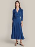 Ghost Zoey Midi Dress, Cobalt Blue