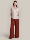 Ghost Clara Satin Palazzo Trousers