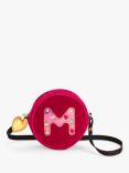 Stych Kids' Initial Gem Crossbody Bag, Red/Multi