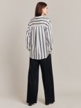 Ghost Amy Stripe Shirt, Black