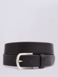 Moss Casual Leather Belt, Black