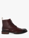 Dune Colonies Eyelet Leather Brogue Boots, Bordeaux, Bordeaux