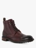 Dune Colonies Eyelet Leather Brogue Boots, Bordeaux, Bordeaux