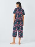 Their Nibs Tulip Shirt Cropped Pyjama Set, Navy