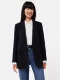 Jigsaw Langford Wool Blend Herringbone Weave Blazer, Navy