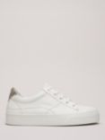 Phase Eight Leather Trainers, White